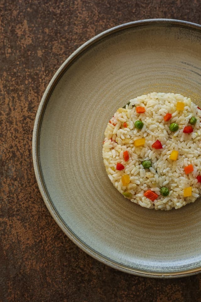 Risotto aux Champignons et Parmesan - Prêt à être dégusté.